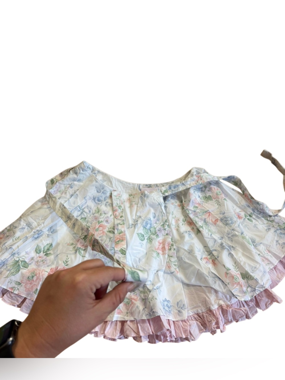 SELKIE Women's Poet Floral Cottage Core Bridgerton Style Mini Skirt Size XL - Picture 6 of 11